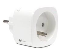 Solutions de commande Voltman - Prise murale gigogne 16A connectée avec compteur de consommation (Count-E) Wi-Fi