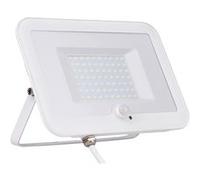 Voltman Projecteur plat + détecteur de mouvement IP65 5000lm - Blanc