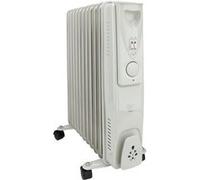 Voltman - Radiateur mobile bain d'huile 2500W - Blanc Blanc