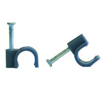 Voltman VOM512210 Boîte 20 Attaches ø 6 mm Gris