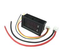 VoltMeto, affichage numérique de la tension CC - Tension de tension numérique de tension de 0-100 V CC 2 en 1, jauge de tension | Écran de tension pour professionnels, débutants