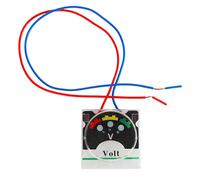 Voltmètre 40 x 40 mm pour pulvérisateur électrique avec interrupteurs de régulation pour systèmes précis 12 V jauge de tension mètre pour pulvérisateur