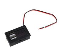 Voltmètre à affichage numérique LED pour voiture, moto, véhicule - USB 5 V 2 A - Sortie 12,6 V - Testeur de tension de batterie