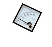 Voltmètre à panneau analogique AC 0-450V 250V 300V 500V, voltmètre, jauge SQ72 72x72mm, Type pointeur(150V)