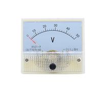 Voltmètre AC, 85C1 V DC Cadran Plaque de compteur Table 85C1-V 1V 2V 3V 5V 10V 15V 20V 30V 50V 75V 100V 300V 400V 500V 1 Pièce (50V)