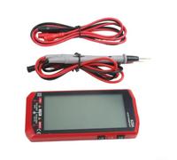 Voltmètre AC/DC 1000V avec Fonction Mesure Température(628A red) | 6000 counts True pour rms, lecture stable signaux pour pwm, lithium rechargeable port USB-C
