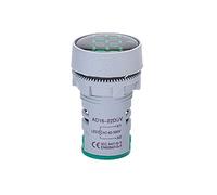 Voltmètre AC50-500V Tensions Pratiques Poule D'évaluation Indicateurs Électriques LAMPE 22 Mm Tencés Ronds Signals Monitor