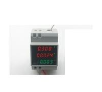 Voltmètre ampèremètre à LED for rail DIN AC 200-450 V 0-100,0 A, affichage de la puissance active et du facteur de puissance, compteur de temps, tension, courant Controls Switches