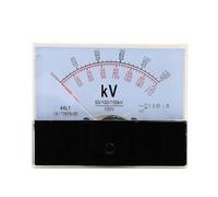 voltmètre analogique, 44l1 Compteur analogique CA haute tension, entrée 100 V, 3 kV, 6, 10, 20, 50, 70 Ne peut pas être utilisé directement. Dimensions : 80 x mm. 1 pièce(AC50 100 150KV 100V)