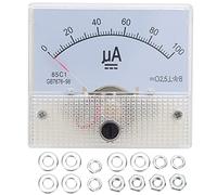 Voltmètre Analogique, 85C1 DC 0~100UA Type de Pointeur Ampèremètre Analogique, Courant Panneau Mètre Avec Structure Simple