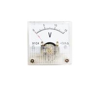 Voltmètre analogique 91C4 DC, panneau de tension, pointeur mécanique, Type 5V 10V 15V 20V 25V 30V 50V(50V)