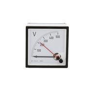 Voltmètre analogique à double aiguille, 1 pièce, plage AC 200 V, 250 V, 300 V, 400 V, 450 V, 500 V, 600 V, 750 V(500V)