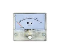 Voltmètre analogique, Millivoltmètre 85C1, 56x64mm, analogique, DC, plusieurs plages(DC 750mV)