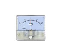 Voltmètre analogique, Millivoltmètre à pointeur analogique CC 85C1 ± plusieurs plages de mV(-500mV To 500mV)