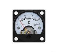 Voltmètre analogique SO-45 DC Ampèremètre pour usage industriel avec boîtier ignifuge et indice de précision 2,5 (DC20 V)