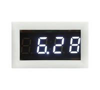Voltmètre automobile multifonction avec sondes de température externes et horloge numérique pour camions de voiture Voltmètre numérique trilatéral pour voiture Thermomètres Horloge