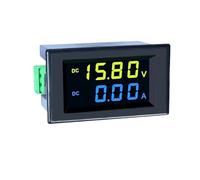 Voltmètre DC 3051AG 0-600V 200A, affichage bicolore, panneau led, voltmètre numérique, ammètre, instrument de mesure de tension et de courant(0-199.9V 19.99A)