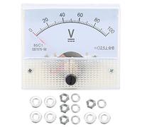 Voltmètre DC 85C1, 0-100V Voltmètre à Aiguille, Précision ±2,5% Compteur Analogique, pour Stabilisateur Tension, Armoire Distribution Électrique, Banc de Test, surveillances