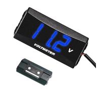 Voltmètre de batterie numérique - mètre de tension universel pour batteries 12V/24V | Moniteur d'alimentation automatique, affichage de tension LCD, contrôle de charge de batterie, outil