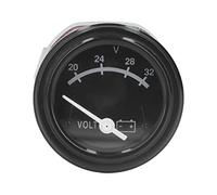 Voltmètre du générateur 3015235 de tension étanche à haute précision COUVERTURE transparent pour 12V 24V Générateur ABS Matériau en acier inoxydable 52 mm Taille d'installation