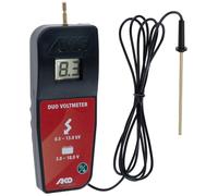 Voltmètre DUO digital Tension 9V/12V Ako Noir 9/12 V