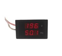 Voltmètre fréquencemètre à double affichage LED plage de voltmètre AC 80-300 V 45,0-65,0 Hz Moniteur de panneau
