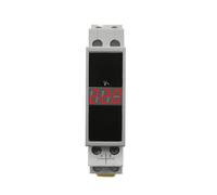 Voltmètre modulaire monophasé 18 mm, affichage numérique LED, AC 80-500 V, 220 V, 380 V(BV-3R)