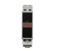 Voltmètre monophasé à montage sur rail CA 80-500 V, indicateur de voltmètre modulaire, affichage numérique à LED, détecteur(BV-3R)