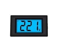 Voltmètre monophasé AC80-500V, affichage numérique 220V380V, compteur électrique numérique LCD, Type électronique D85-20 120(Black with cover)