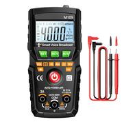 Voltmètre Multimètre - 4000 Comptages De Tension Compteur | Testeur Électronique Diffusé Automatiquement De La Voix | Pour Les Électriciens, Les Ménages, Tests De Sortie, Le Débogage, L'ingénierie