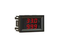 Voltmètre numérique 0,28 ampèremètre voltmètre DC 0,00-33,0 V/10 A(Red red)