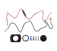 Voltmètre numérique 12 V 24 V avec affichage LED vert pour surveillance en temps réel dans les voitures, motos, bateaux et véhicules tout-terrain
