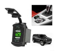 Voltmètre numérique 12 V chargeur USB pour voitures, camions et bateaux surveille facilement l'état de la batterie