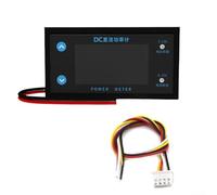 Voltmètre numérique ampèremètre à écran LCD avec étalonnage réglable - Testeur électronique avec câble terminal à 4 broches pour la gestion des tests électroniques d'équipement (paquet A)