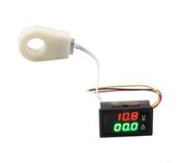 Voltmètre numérique ampèremètre avec capteur de réverbération étanche DC 0-300 V 50 A 400 A double écran compteur de tension pour systèmes électriques, voltmètre numérique, ampèremètre, capteur