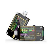 Voltmètre numérique, ampèremètre, voltmètre de courant, testeur USB, indicateur tension, outils professionnels for électriciens(With Bluetooth)