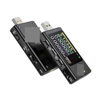 Voltmètre numérique, ampèremètre, voltmètre de courant, testeur USB, indicateur tension, outils professionnels for électriciens(With Bluetooth)