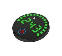 Voltmètre numérique CC 7-55 V avec alarme de tension réglable, mémoire hors tension et compatibilité multi-batteries pour le stockage d'énergie et une utilisation industrielle (vert)