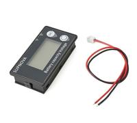 Voltmètre numérique CC avec affichage de la tension LCD 8-100 V pour la surveillance de la batterie, panneau compteur étanche pour batteries plomb-acide/Li-ion/LiFePO4