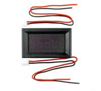 Voltmètre numérique CC de 0,9 cm à 5 chiffres 4 fils testeur de haute précision pour surveillance de l'alimentation électronique automobile (bleu)