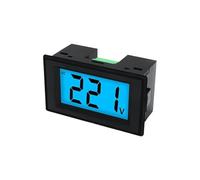 Voltmètre numérique D85-20/120, panneau de tension, testeur avec affichage, boîtier noir, AC80-500V LCD(D85-120 Black)