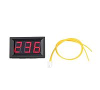 Voltmètre Numérique, Digital Voltmeter Indicateur de Tension à Affichage à LED numérique AC 70-380V 0.56inch à Deux Fils(Rouge)