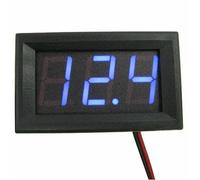 Voltmètre numérique étanche 4,5 V-30 V, affichage LED 0,56 pouce, for voiture, bateau, moto, mini testeur, ampèremètre(Lavender)