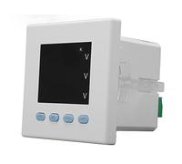 Voltmètre numérique Intelligent, 3 phases, ABS blanc, ignifuge, moniteur d'utilisation de l'électricité pour la maison, AC220V