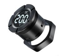 Voltmètre numérique LCD 0-300 V DC avec rétroéclairage et grande police pour la surveillance de la tension dans les systèmes d'énergie industrielle et solaire