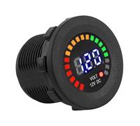 Voltmètre numérique LED 12 V étanche for motos, voitures, bateaux, quads, SSV et camping-cars.