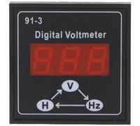 Voltmètre numérique pour générateur diesel monophasé de 220 V, écran intelligent pour mesure de la tension, de la fréquence et de la phase, boîtier en métal ABS robuste pour l'industrie