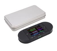 Voltmètre numérique USB UD24, testeur tension 5-32V avec écran couleur 2,4" - mesure précise puissance, courant & protocoles rapides PD/QC, protection et réglages personnal