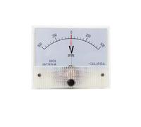 Voltmètre positif et négatif de Type pointeur 69C9-V DC, 5V10V 20V 30V 50V 100V 300V 500V, pointeur bidirectionnel 80X65mm, 1 pièce(50V -0-50V)
