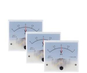 Voltmètre positif et négatif de type pointeur 85C1-V 5V10V15V20V30V50V100V150V250V Compteur à pointeur bidirectionnel(30V -0-30V)